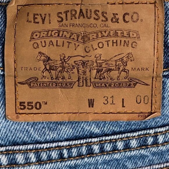 VINTAGE LEVI'S Loose High Waist Shorts Size 31 - Picture 10 of 13